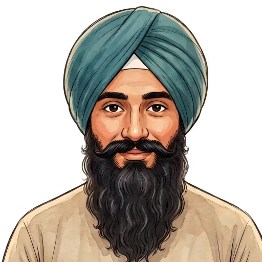 Dastar in Punjabi — ਦਸਤਾਰ (dastār)