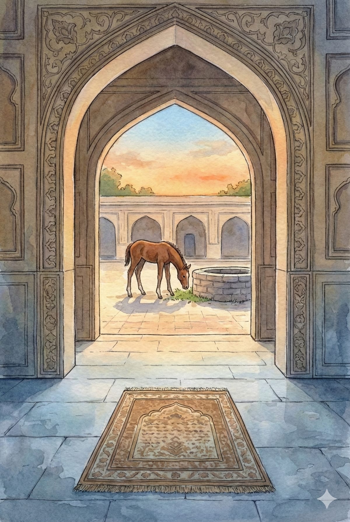 Abstract artwork depicting the search for sincere prayer