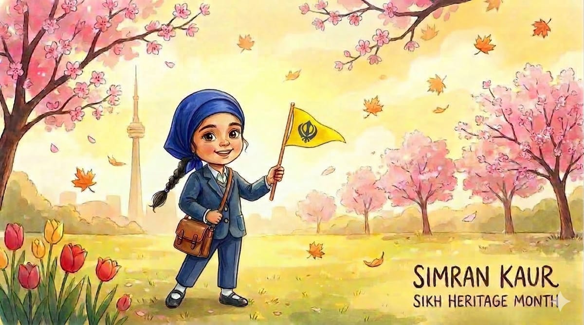 Simran Kaur celebrates Sikh Heritage Month in springtime Toronto