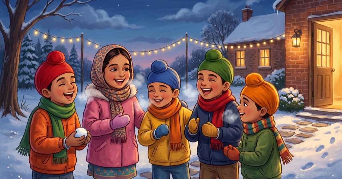 How to Build a Winter Sangat for Your Kids